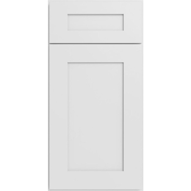 Ice White shaker cabinet door