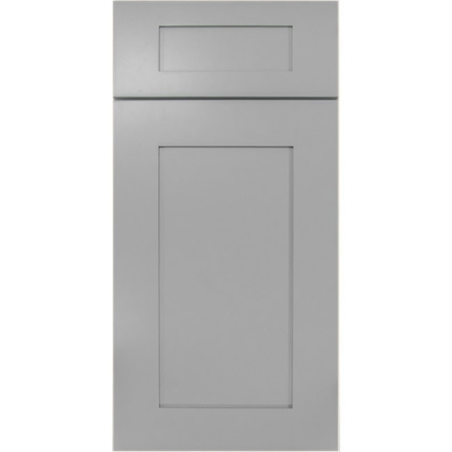 Lait Gray shaker cabinet door