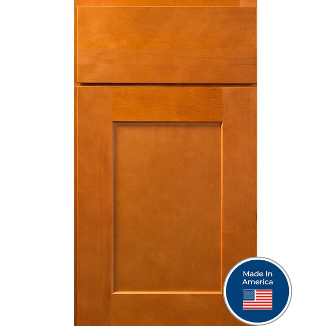Madison Honey warm wood cabinet door