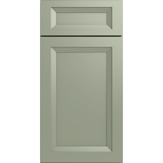Oxford Sage green raised panel cabinet door