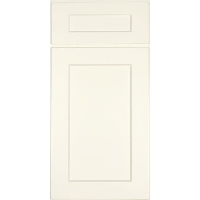 Antique White raised panel cabinet door