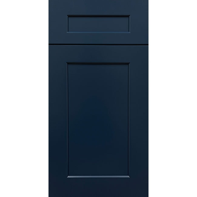 Deep navy shaker cabinet door