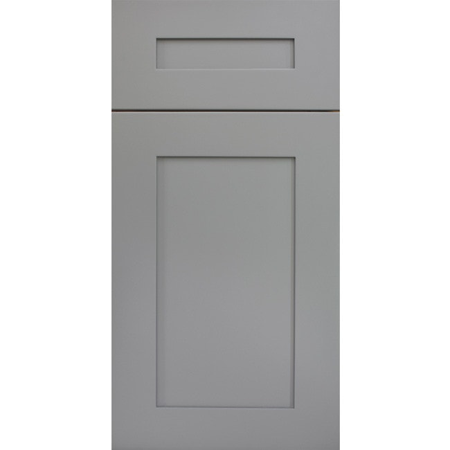 Storm Gray shaker cabinet door