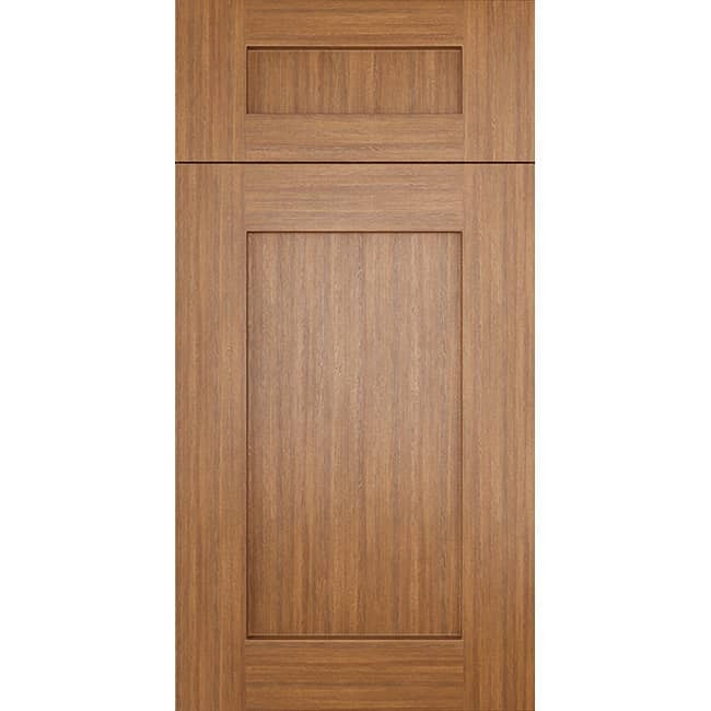 Woodland Brown wood grain cabinet door