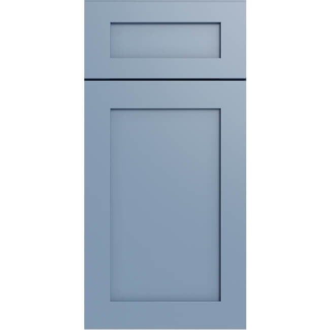 Xterra Blue shaker cabinet door